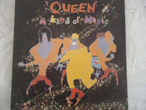 QUEEN "A KIND OF MAGIC" - 1986 EMI STEREO GATEFOLD LP + INNER SLEEVE IN EXCELLENT CONDITION