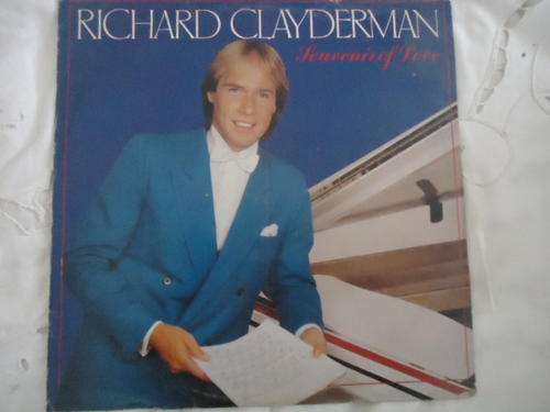 RICHARD CLAYERMAN "SOUVENIR OF LOVE" 1984 DELPHINE GALLO STEREO LP IN EXCELLENTCONDITION!