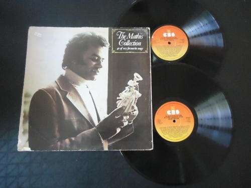 "JOHNNY MATHIS COLLECTION - 40 OF MY FAVOURITE SONGS" 1978 CBS DBL STEREO LP SET IN EXCELLENT COND