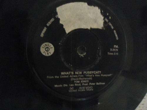 TOM JONES "WHAT'S NEW PUSSYCAT B/W THE ROSE" DECCA SEVEN SINGLE