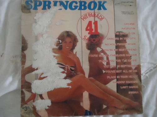 SPRINGBOK HIT PARADE VOLUME 41 - 1978 MFP STEREO LP IN GOOD CONDITION WITH OVERPRINT ON COVER