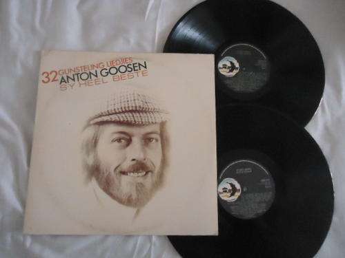 ANTON GOOSEN "32 GUNSTELING LIEDJIES SY HEEL BESTE" 1982 RPM DOUBLE STEREO GATEFOLD LP SET