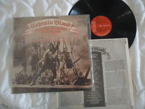 "CAPTAIN SCOTT CLASSIC FILM SCORES FOR ERROL FYNN" UK IMPORT RCA STEREO LP+4 PG INSERT+PLASTIC-EXC