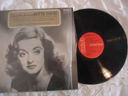 "CLASSIC FLIM SCORES FOR BETTE DAVIS" UK IMPORT  RCA STEREO LP+PLASTIC-EXC