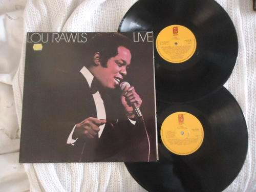 LOU RAWLS "LIVE" 1978 PHILADELPHIA DOUBLE STEREO GATEFOLD LP SET- EXC+++