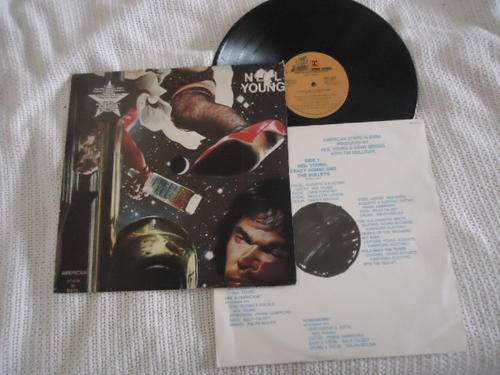 NEIL YOUNG "AMERICAN STARS 'N BARS" 1977 REPRISE STEREO LP+INNER SLEEVE IN EXCELLENT CONDITION