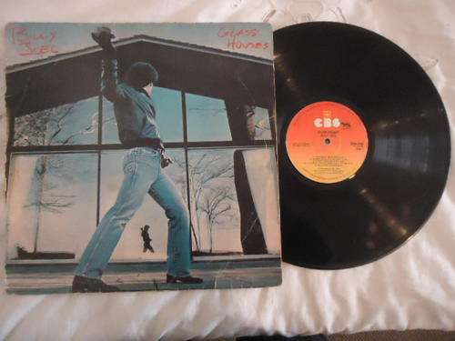 BILLY JOEL "GLASS HOUSES" 1980 CBS STEREO LP+PLASTIC COVER IN V/GOOD CONDITION