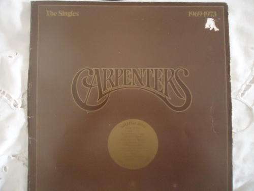 THE CARPENTERS - "SINGLES 1969 - 1973" 1973 A&M GATEFOLD LP SET +PLASTIC COVER - V/GOOD CONDITION