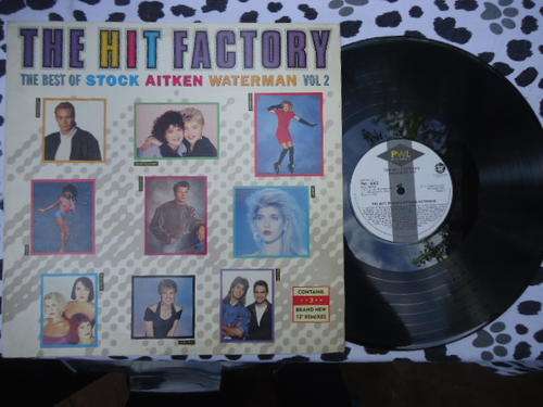 "THE HIT FACTORY - THE BEST OF STOCK AIKEN WATERMAN VOL 2" - 12 REMIXES - 1988 PWL STEREO LP-EXC