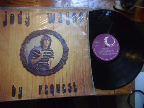 JODY WAYNE "BY REQUEST" 1975 PLUM STEREO LP+PLASTIC COVER IN EXCELLENT CONDITION