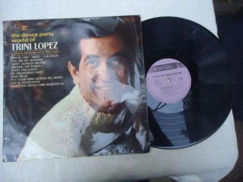 "THE DANCE PARTY WORLD OF TRINI LOPEZ" 1965 REPRISE LONG PLAY LP IN  V/GOOD CONDITION