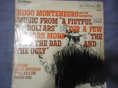 HUGO MONTENEGRO "MUSIC FROM A FIST FULL OF DOLLARS" 1968 RCA VICTOR STEREO LP