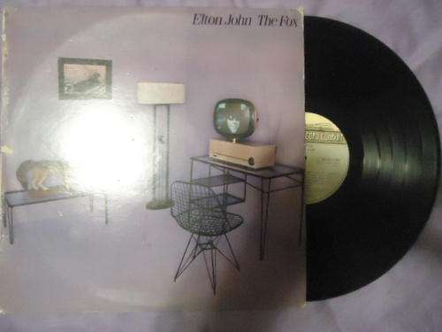ELTON JOHN "THE FOX" -1981 ROCKET STEREO LP+INNER SLEEVE IN GOOD CONDITION