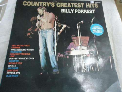 BILLY FOREST "COUNTRY'S GREATEST HITS" MFP STEREO LP- DELIVERY VIA COURIER @R 62.70 -5 KGS
