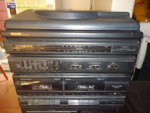 MERCURY MODEL NUMBER MMC 4001 HIFI-TURNTABLE/GRAPHIC EQUALIZER/RADIO & 2 TAPE DECKS-EXC-NO SPEAKERS