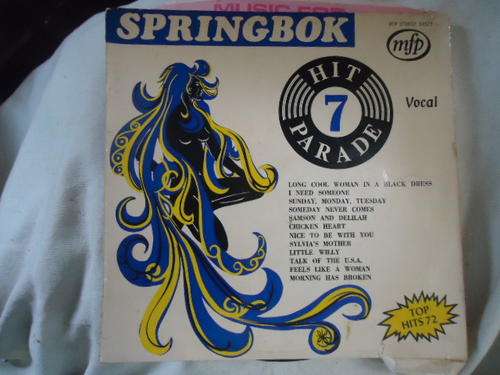 SPRINGBOK HIT PARADE VOL 7 - 1972 MFP STEREO LP