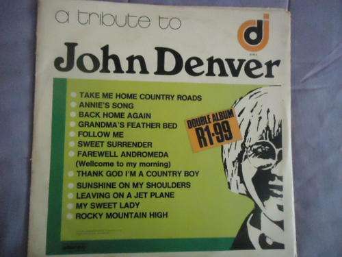 A TRIBUTE TO JOHN DENVER AND NEIL DIAMOND" DJ DOUBLE STEREO GATWEFOLD LP IN V/GOOD CONDITION