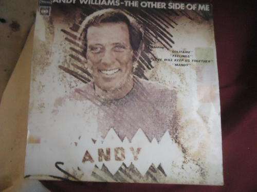 ANDY WILLIAMS "THE OTHER SIDE OF ME" UK 1975 CBS STEREO LP-V/GOOD