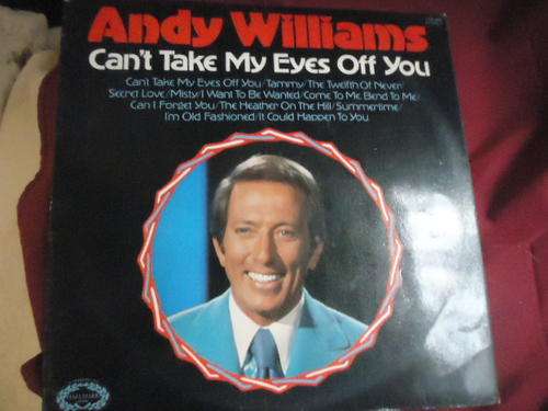 ANDY WILLIAMS "CAN'T TAKE MY EYES OFF YOU" UK IMPORT 1969 PICKWICK STEREO LP