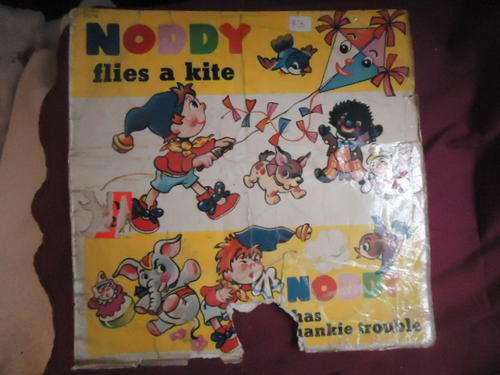 "NODDY FLIES A KITE" 1970 TRUTONE Stereo LP-WORN COVER + SCRATCH MARKS