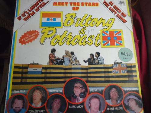 MEET THE STARS OF BILTONG AND POTROAST LP1976 BULLET STEREO LP IN V/GOOD CONDITION