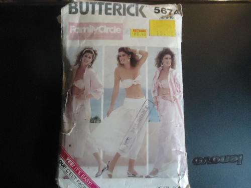 BUTTERICK  PATTERNS "FAMILY CIRCLE COLLECTION" 5614-SIZES -6 + 8 + 10 INCOMPLETE SEE DESCRIPTION