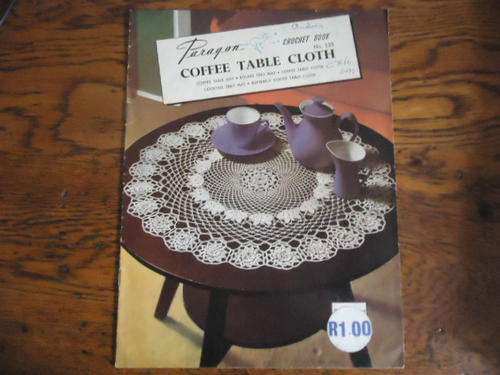 PARAGON CROCHET BOOK  NUMBER 135-  16 PAGE BOOK -COFFEE TABLE MATS
