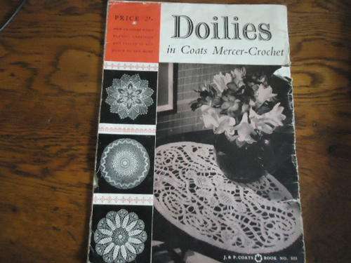 "DOILIES IN COATS MERCER-CROCHET" -   24 PAGE BOOK
