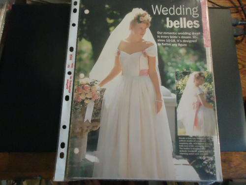 ESSENTIAL  PATTERNS E93 "WEDDING BELLES" supplied in a plastic sleeve