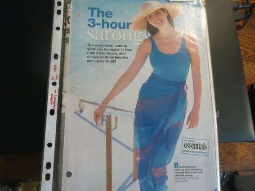 ESSENTIAL  PATTERNS E98 "THE 3 - HOUR SARONG"