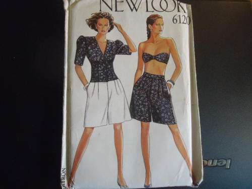 NEW LOOK PATTERNS 6120 - 6 SIZES IN ONE -  8 - 18 - COMPLETE AND UNCUT
