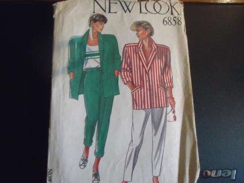 NEW LOOK PATTERNS 6858-  6 SIZES IN ONE -SIZES 8 - 18 - NO SEWING INSTRUCTIONS