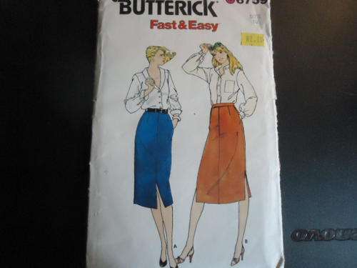 QUICK BUTTERICK  PATTERNS 6759 SIZE 10 - COMPLETE