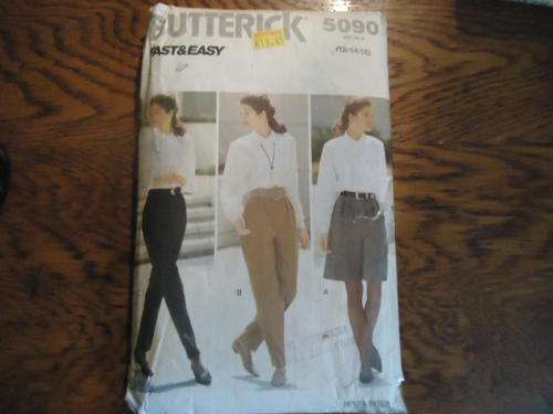 BUTTERICK PATTERNS 5090 SIZES  12 + 14 + 16  PATTERN  IS COMPLETE