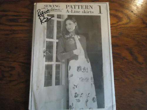 SEW ING WITH CONFIDENCE PATTERNS NUMBER 1 "A-LINE SKIRTS"
