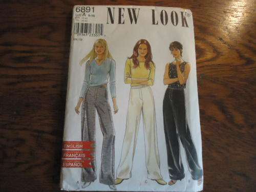 NEW LOOK PATTERNS 6891  6 SIZES IN ONE SIZE A = 6 - 16 - COMPLETE