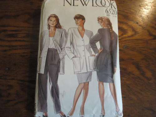 NEW LOOK PATTERNS 6520 - 7 SIZES IN ONE -6 - 18 - COMPLETE