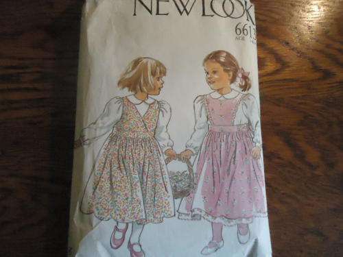 NEW LOOK PATTERNS 6613 - 6 SIZES IN ONE - CHILD AGES 3 - 8 YEARS  COMPLETE