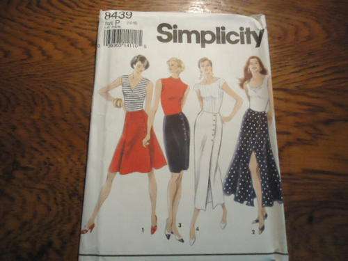 SIMPLICITY PATTERNS 8439 SIZE P = 12 + 14 + 16  COMPLETE