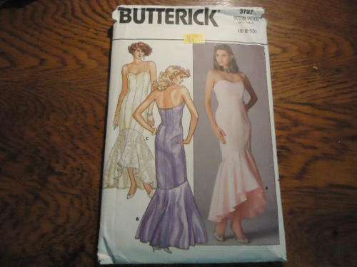 BUTTERICK PATTERNS 3727-  SIZES6 +  8 + 10  -COMPLETE
