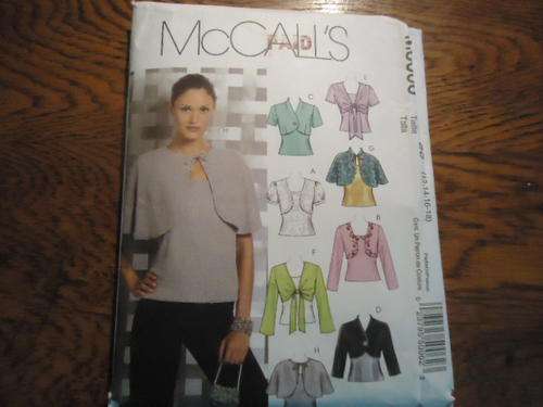 McCALL'S PATTERNS M5006- SIZE DD  = 12 + 14  + 16 + 18 COMPLETE