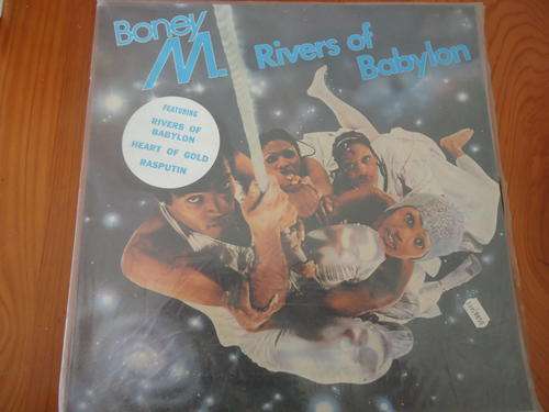 BONEY M. "RIVERS OF BABYLON" - 1978 GALLO STEREO LP+PLASTIC  COVER - NUMBER ML 4216