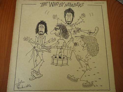 "THE WHO BY NUMBERS"- GERMAN IMPORT 1975 POLYDOR STEREO LP NUMBER 2480 309
