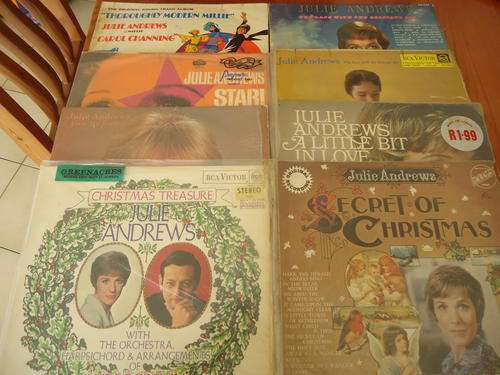 EIGHT  DIFFERENT JULIE ANDREWS LPS- SEE LISTING  FOR PHOTOS AND DETAILS