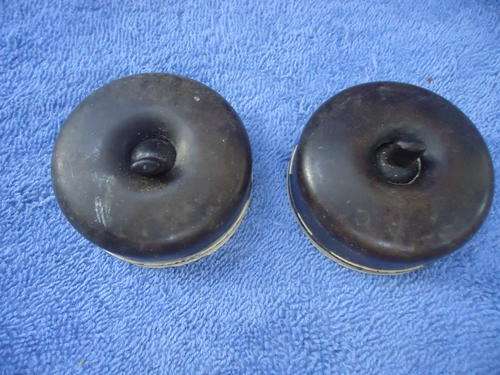 RARE - 2 LARGE BAKELITE LIGHT SWITCHES