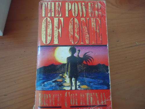 BRYCE COURTENAY "THE POWER OF ONE" SOFT COVER -- WELL READ COPY