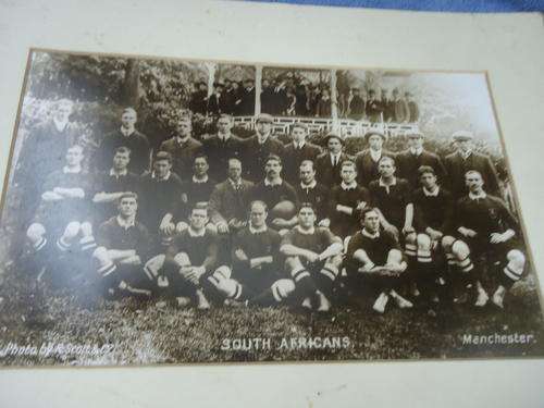 VINTAGE ORIGINAL PHOTO OF THE SPRINGBOK RUGBY TOUR OF UK IN 1921 TAKEN IN MANCESTER