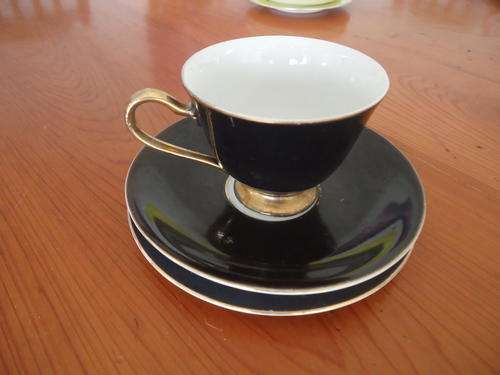 BLACK AND GILT TRIO  - SEE PICTURES
