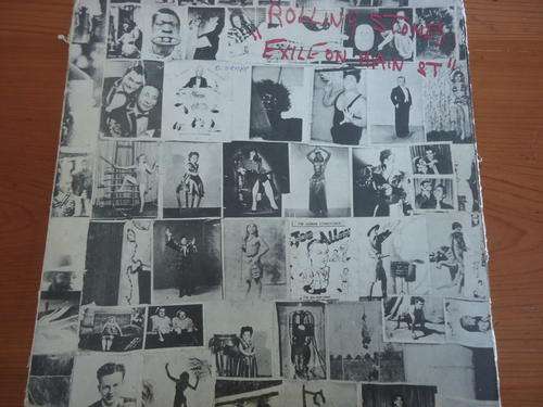 ROLLING STONES "EXILE ON MAIN STREET" USA IMPORT 1972 DOUBLE STEREO GATEFOLD LP SET + BOTH INNER SLE