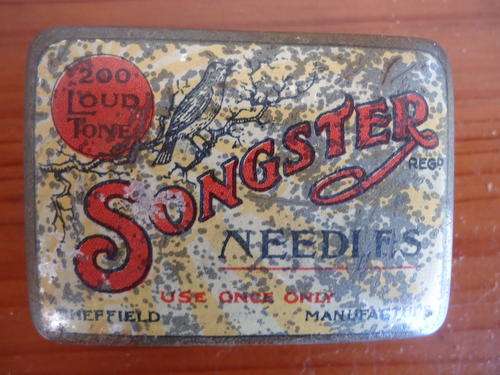 EMPTY SONGSTER NEEDLE TIN